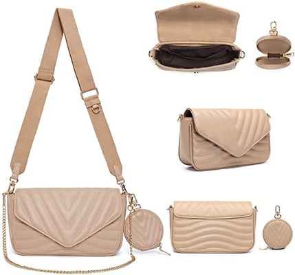 Bolso elegante de Small Quilted Crossbody del diseñador para las mujeres