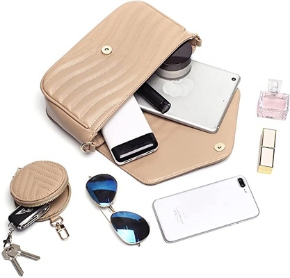 Bolso elegante de Small Quilted Crossbody del diseñador para las mujeres