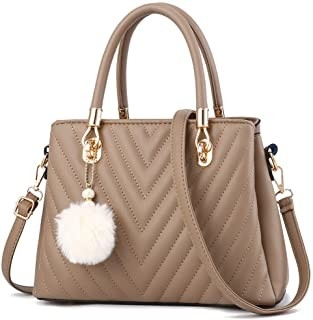 Taleguilla de lujo para mujer de la manija del top del bolso de la PU de la moda de cuero